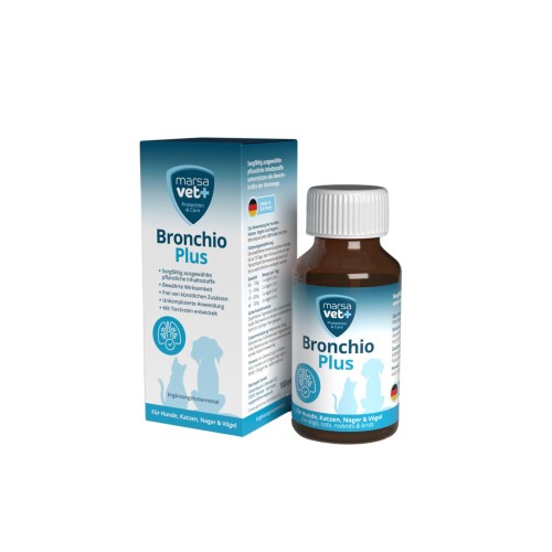 Marsavet Bronchio Plus Picături 100 ml pentru câini și pisici